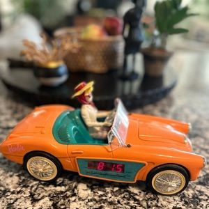 Barbie In Convertible AM/FM Alarm Clock